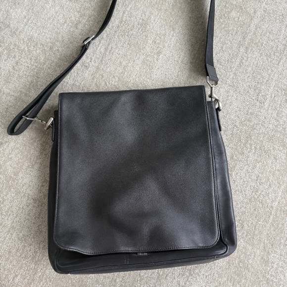 Vintage Coach Leather Messenger Bag